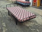 Steel Single Bed with Mattress 6×3