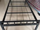 Steel Single Bed with Mattress