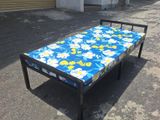 Steel Single Bed with Mattress