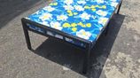 Steel Single Bed with Mattress