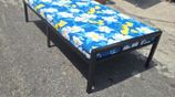 Steel Single Bed with Mattress