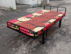 Steel Single Bed with Mattress