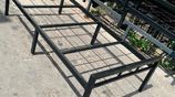 Steel single beds 6×3