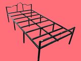 Steel single beds 72×36