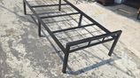 Steel single beds