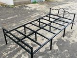 Steel single beds