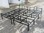 Steel single beds
