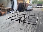 Steel single beds