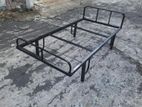 Steel single beds