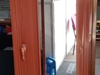Steel Single Door Wardrobe With Glass 6*2’