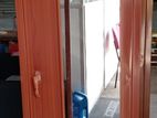 Steel Single Door Wardrobe With Glass 6*2’