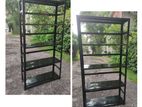 Steel Storage Rack 72”x36”x12” Black