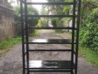 Steel Storage Rack 72x36x12 Inch Blk