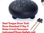Steel Tongue Drum Tank 11 Notes 6 Inch Percussion Instrument with