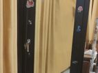 Steel Wardrobe with Full-Length Mirror