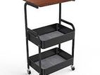 Storage Trolley With Table