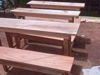 Study Table with Bench 6ft *1ft *1"