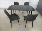 Styling Granite Dining Set + 4 Chair