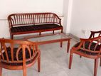 Stylish 3-Piece Teak Sofa Set