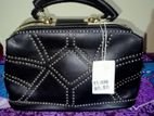 Black Studded Handbag