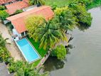 Stylish Lagoon front Villa with Swimming Pool in Negombo