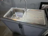 Stylish Matte Sink with Cabinet