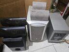 subwoofer, 2 speakers, Amp
