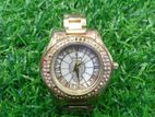 Sunex Gold Hand Watch