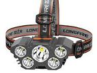 Super Bright Headlamp Five-cell USB Rechargeable Flashlight T21 L-T21
