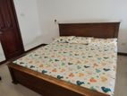 Super King Size Teak Bed with Mattress