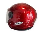 Super Red Open Face Helmets