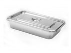 Surgical Instrument Tray With Lid SS (8"X6")