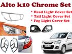 Suzuki Alto K10 Chrome Set