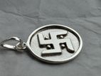 Swastika Silver Pendant