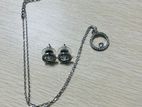 Swarovski Necklace with Earrings