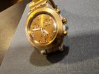 Swatch V8 Gold Chronograph Watch