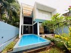 Swim Pool With 03 Story House Sale At Pelawatha Battramulla