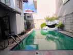 Swiming Pool 03 Story House With 26 P Sale At Koswatta Nawala
