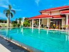 Swimming Pool With Furnished Luxury Villa For Sale In Negombo Area