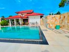 Swimming Pool With Furnished Luxury Villa For Sale In Negombo Area