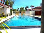 Swimming Pool with New Furniture House for sale Daluwakotuwa