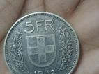 Switzerland 5 Francs Coin