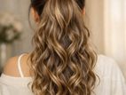 Synthetic Curly Ponytail Hair Extension – Long Wavy Clip-In Wig