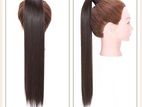 Synthetic Hair Ponytail Extension with Tie on Strand Color Code SI66-99J