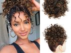 Synthetic Messy Curly Hair Bun Color code - 1BT30