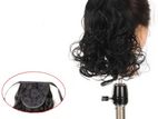 Synthetic Short Ponytail Hair Extension with Tie on Strap