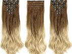 Synthetic Wavy Hair Extension Set - Color code SA88 10T16