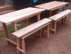 Table and Bench 4ft *2ft