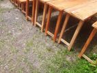 Table And Bench 6ft *15" Mahogani