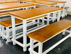 Table And Bench 6ft *15" Mahogani